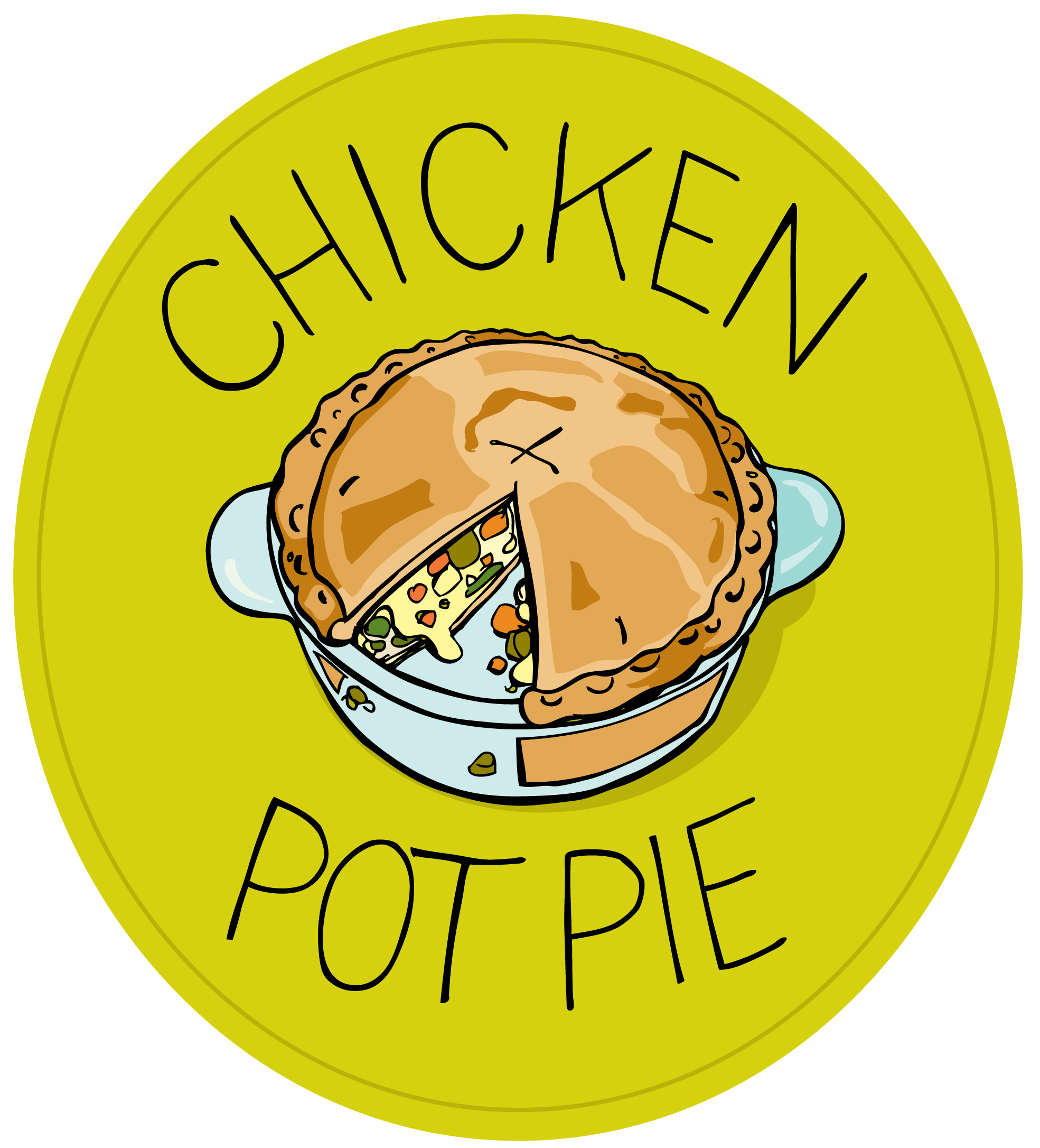 chicken pot pie clipart - photo #2